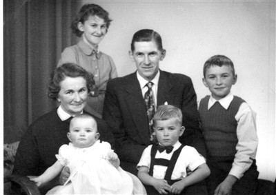Familje Engman p&aring; 50 talet